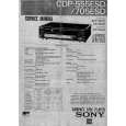 SONY CDP555ESD Service Manual cover photo