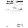 SONY PCGSRX77 Service Manual cover photo