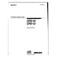 SONY CFD-10 Owner's Manual cover photo