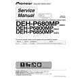 PIONEER deh-p680mp-10 Service Manual cover photo