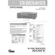 SONY STR-AV1020 Service Manual cover photo