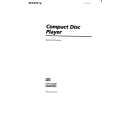 SONY CDP-CX205 Owner's Manual cover photo