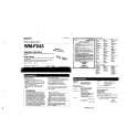 SONY WM-FX43 Owner's Manual cover photo
