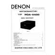 DENON POA4400 Service Manual cover photo
