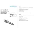 SENNHEISER MD 427 Owner's Manual cover photo