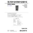 SONY SSFCR115 Service Manual cover photo