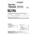 PIONEER MJR5 Service Manual cover photo