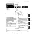 PIONEER BSS-880/KU Owner's Manual cover photo