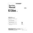 PIONEER SC605 E Service Manual cover photo