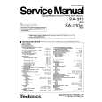 TECHNICS SA210/K Service Manual cover photo