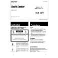 SONY SEQ401 Owner's Manual cover photo