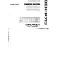 PIONEER DEHP713 Owner's Manual cover photo