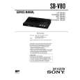 SONY SBV80 Service Manual cover photo