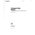 SONY CDP-CX350 Owner's Manual cover photo