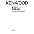 KENWOOD KDC-233 Owner's Manual cover photo