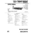 SONY SLV798HF Service Manual cover photo