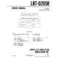 SONY LBTD205R Service Manual cover photo