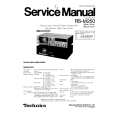 TECHNICS RSM250 Service Manual cover photo