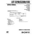 SONY LBT-D290 Service Manual cover photo