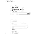 SONY CDX-C780 Owner's Manual cover photo
