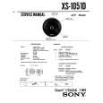 SONY XS-1051D Service Manual cover photo