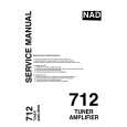 NAD 712 Service Manual cover photo