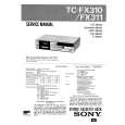 SONY TCFX310 Service Manual cover photo