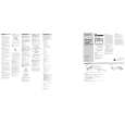 SONY CFDS300 Owner's Manual cover photo