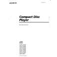 SONY CDP-C250Z Owner's Manual cover photo