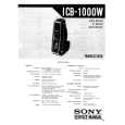 SONY ICB1000W Service Manual cover photo