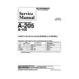 PIONEER A105 Service Manual cover photo