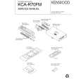 KENWOOD KCAR70FM Service Manual cover photo