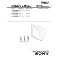 SONY KVXA34M66 Service Manual cover photo