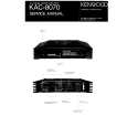 KENWOOD KAC8070 Service Manual cover photo