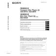 SONY CDXM770 Owner's Manual cover photo