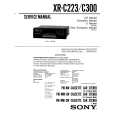 SONY XRC223 Service Manual cover photo