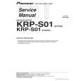 PIONEER KRP-S01/SXTW/E5 Service Manual cover photo