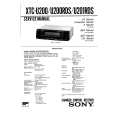 SONY XTCU200/RDS Service Manual cover photo