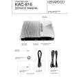 KENWOOD KAC8l6 Service Manual cover photo