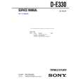 SONY DE330 Service Manual cover photo