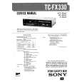 SONY TCFX330 Service Manual cover photo
