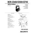 SONY MDR-CD580 Owner's Manual cover photo