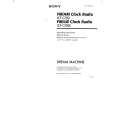 SONY ICF-C290 Owner's Manual cover photo