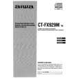 AIWA CTFX929 Owner's Manual cover photo