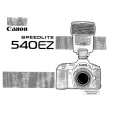 CANON 540EZ Owner's Manual cover photo