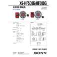 SONY XSHF500G Service Manual cover photo