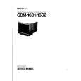 SONY GDM1601 Service Manual cover photo
