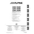 ALPINE CDM7856R Owner's Manual cover photo