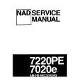 NAD 7220PE Service Manual cover photo
