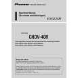 PIONEER CNDV-40R/EW Owner's Manual cover photo